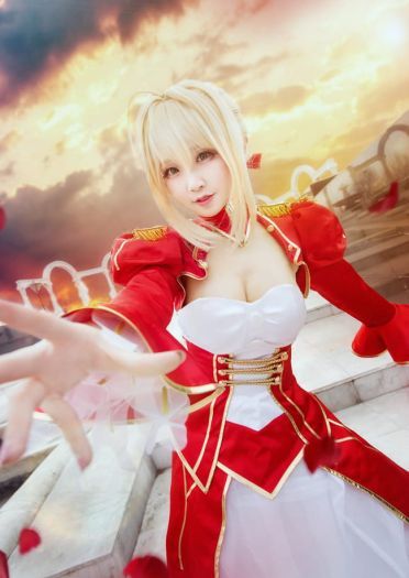 fgo尼禄战斗服 cosplay