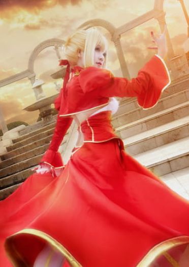 fgo尼禄战斗服 cosplay