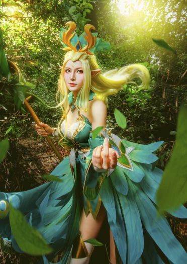 王者荣耀Cosplay——王昭君-精灵公主