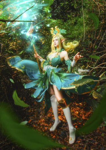 王者荣耀Cosplay——王昭君-精灵公主