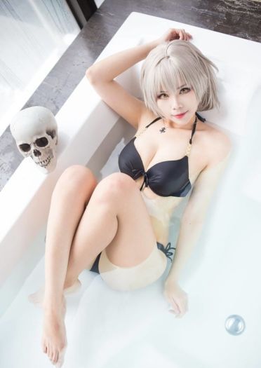 黑贞德X黑Saber cosplay