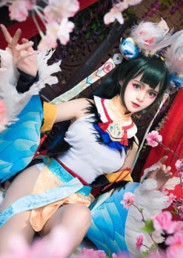 【cos正片】#花鸟卷##闲池荷香#