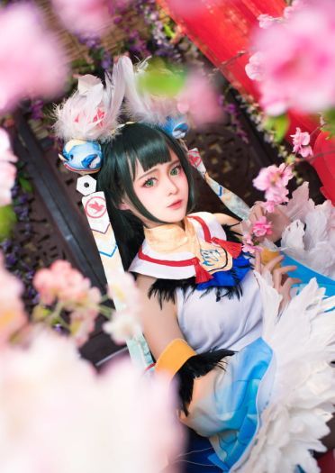 【cos正片】#花鸟卷##闲池荷香#