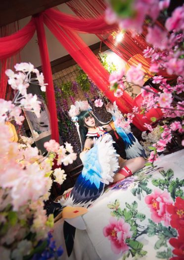 【cos正片】#花鸟卷##闲池荷香#