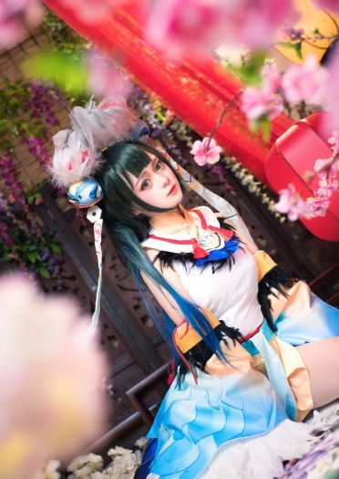 【cos正片】#花鸟卷##闲池荷香#