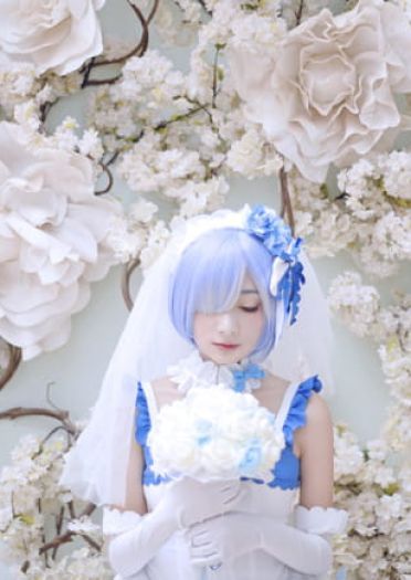 Re:从零开始的异界生活 花嫁蕾姆 cosplay图片