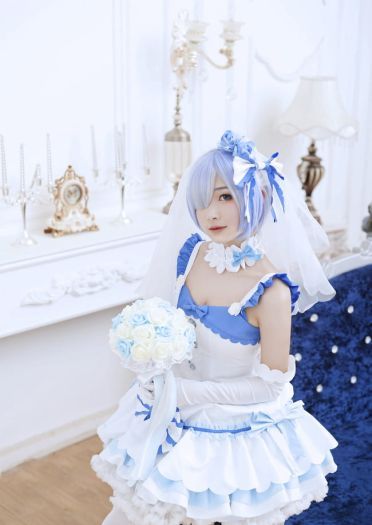 Re:从零开始的异界生活 花嫁蕾姆 cosplay图片