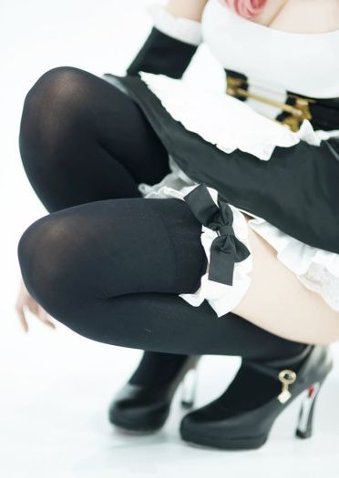 Fate/Extra 玉藻前女仆 cosplay图片