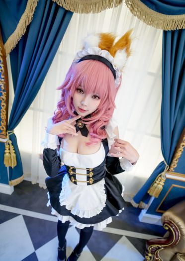 Fate/Extra 玉藻前女仆 cosplay图片