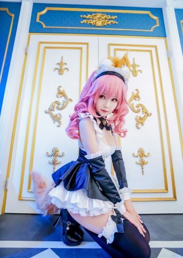 Fate/Extra 玉藻前女仆 cosplay图片
