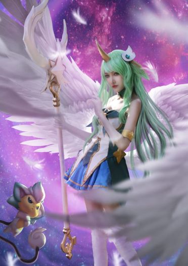 cos正片 英雄联盟 魔法少女 星之守护者 索拉卡cos