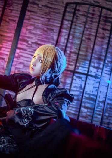 Fate/Grand Order 黑saber cosplay