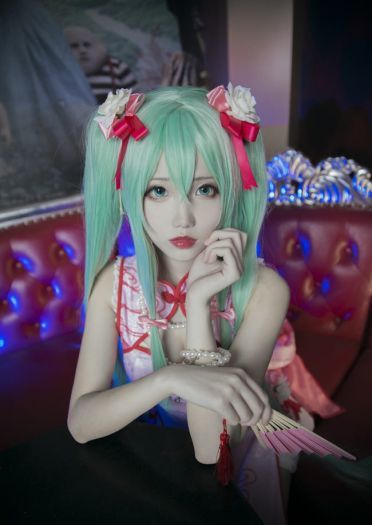 miku 旗袍百乐门歌女 cosplay