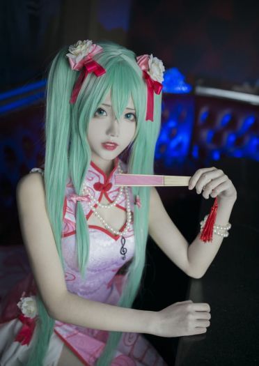 miku 旗袍百乐门歌女 cosplay