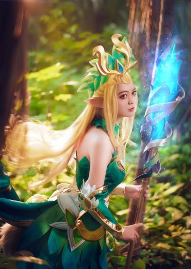 王者荣耀 王昭君 精灵公主 cosplay(1)