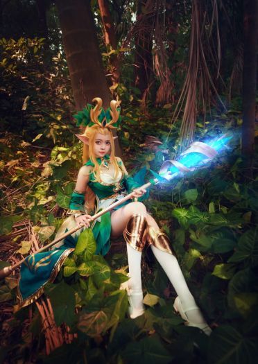 王者荣耀 王昭君 精灵公主 cosplay(1)