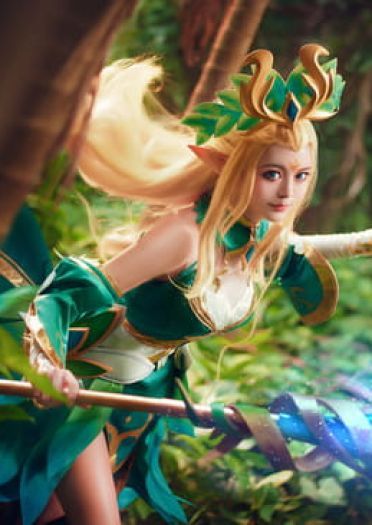 王者荣耀 王昭君 精灵公主 cosplay(1)