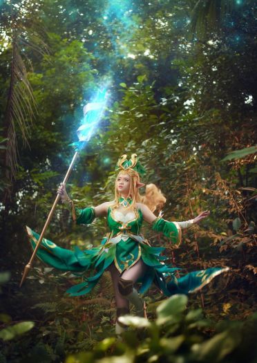 王者荣耀 王昭君 精灵公主 cosplay(1)