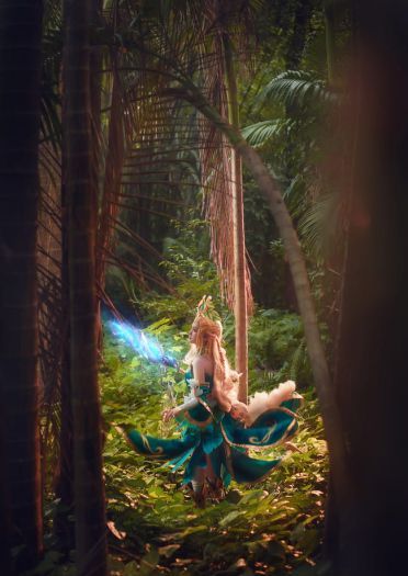 王者荣耀 王昭君 精灵公主 cosplay(1)