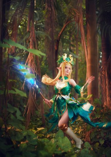 王者荣耀 王昭君 精灵公主 cosplay(1)