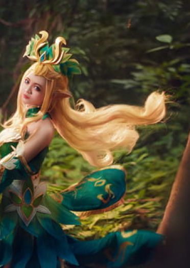 王者荣耀 王昭君 精灵公主 cosplay(1)