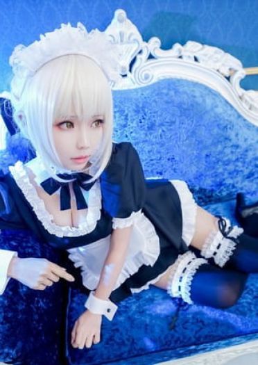Fate 阿尔托利亚 女仆 cosplay