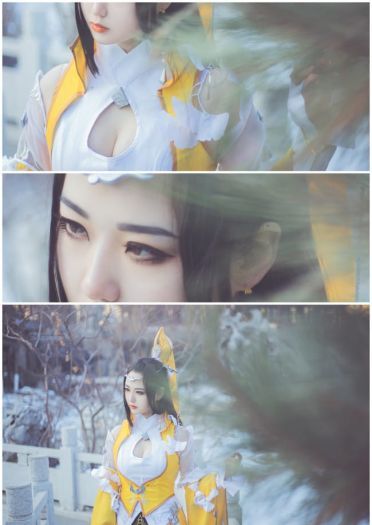 剑侠情缘网络版叁 雪河藏剑成女&秦风纯阳成女 cosplay图片(1)