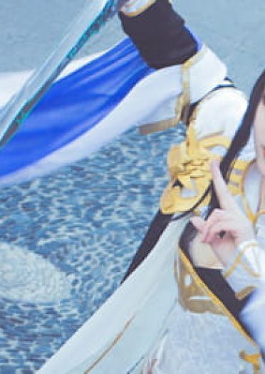 剑侠情缘网络版叁 雪河藏剑成女&秦风纯阳成女 cosplay图片(1)