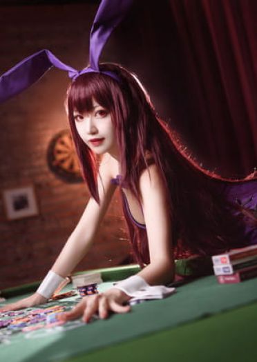 Fate/Grand Order 兔女郎斯卡哈 cosplay图片