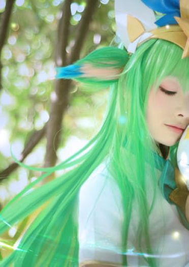 英雄联盟 仙灵女巫璐璐 cosplay图片