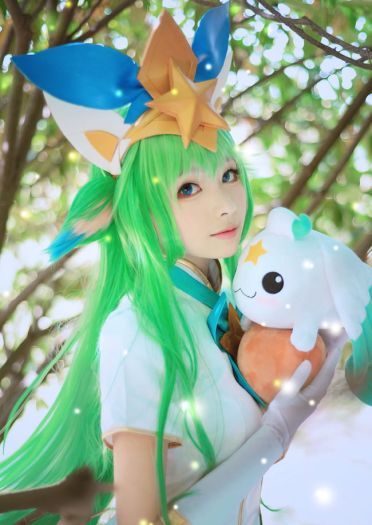 英雄联盟 仙灵女巫璐璐 cosplay图片