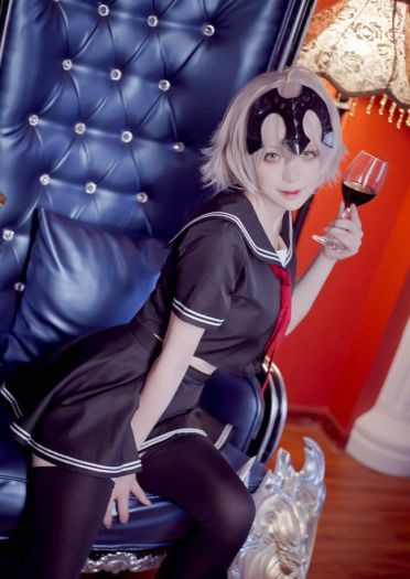 Fate/Grand Order 黑白贞德X放课后的制服 cosplay