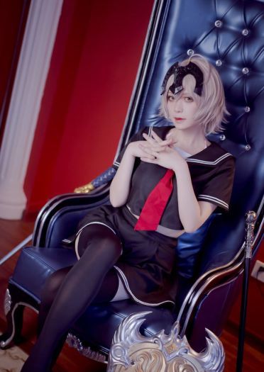 Fate/Grand Order 黑白贞德X放课后的制服 cosplay