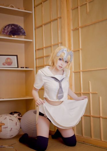 Fate/Grand Order 黑白贞德X放课后的制服 cosplay