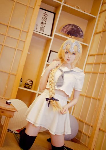 Fate/Grand Order 黑白贞德X放课后的制服 cosplay