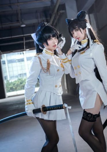 碧蓝航线 高雄&爱宕 cosplay图片