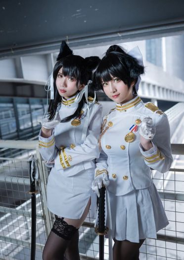 碧蓝航线 高雄&爱宕 cosplay图片