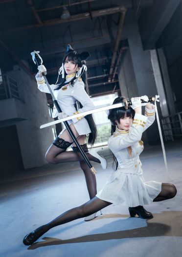 碧蓝航线 高雄&爱宕 cosplay图片