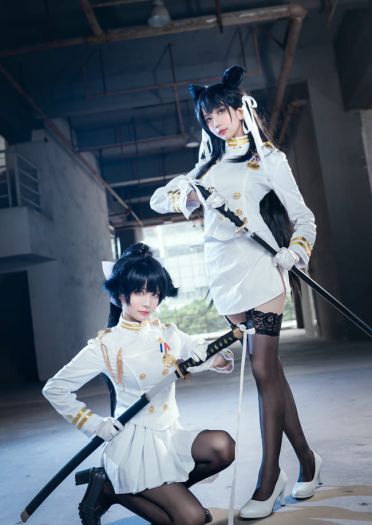 碧蓝航线 高雄&爱宕 cosplay图片