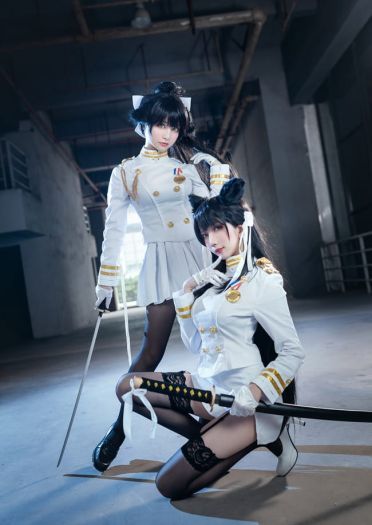 碧蓝航线 高雄&爱宕 cosplay图片