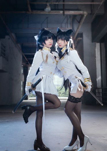 碧蓝航线 高雄&爱宕 cosplay图片