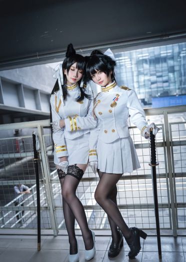 碧蓝航线 高雄&爱宕 cosplay图片