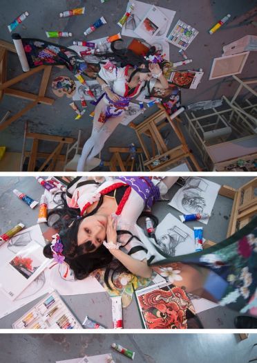 网易手游阴阳师 花鸟卷cosplay 图片(1)