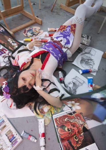 网易手游阴阳师 花鸟卷cosplay 图片(1)