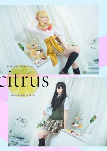 citrus柑橘味香气 蓝原柚子&蓝原芽衣cosplay图片