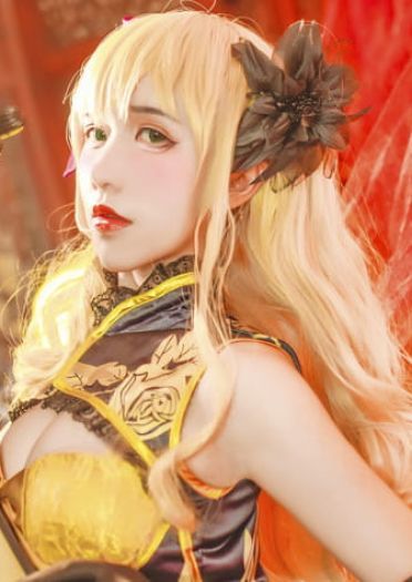 幻想金瓶梅金莲旗袍 cosplay