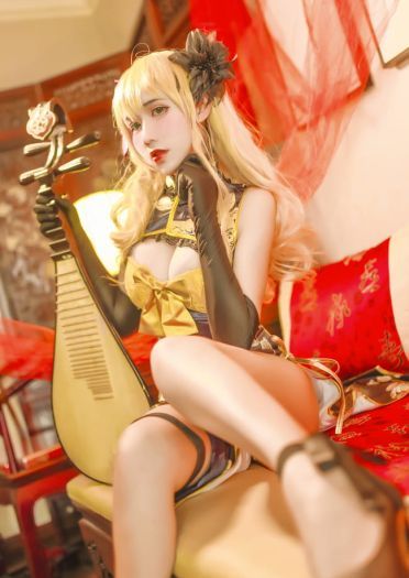 幻想金瓶梅金莲旗袍 cosplay