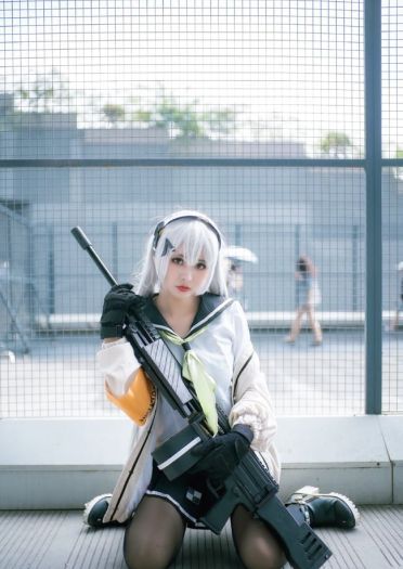 少女前线 黑丝御姐 cosplay