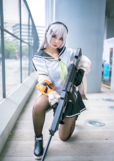 少女前线 黑丝御姐 cosplay