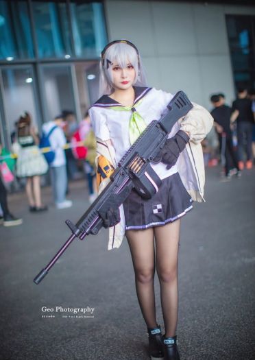 少女前线 黑丝御姐 cosplay